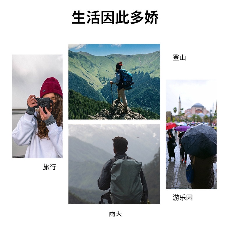 书包位雨衣EVA时尚旅行轻便骑行透明户外 非一次性成人厚男女雨披 详情图2