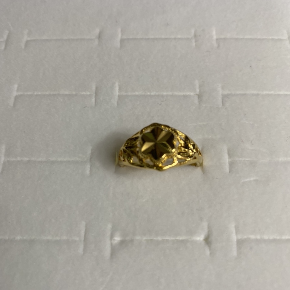 电仿金批花女士流行时尚百搭单品中老年大妈开口戒指15