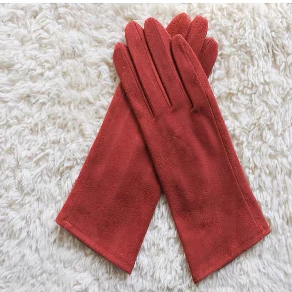 New spring/Summer/Fall gloves Suede sun protection women's gloves Driving and riding UV protection gloves buckskin