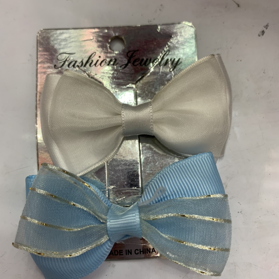 New Korean fashion bow mix mixed color hair clip 35