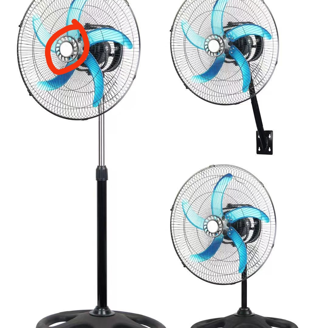 18-inch 360℃ three-in-one industrial fan with five aluminum blades