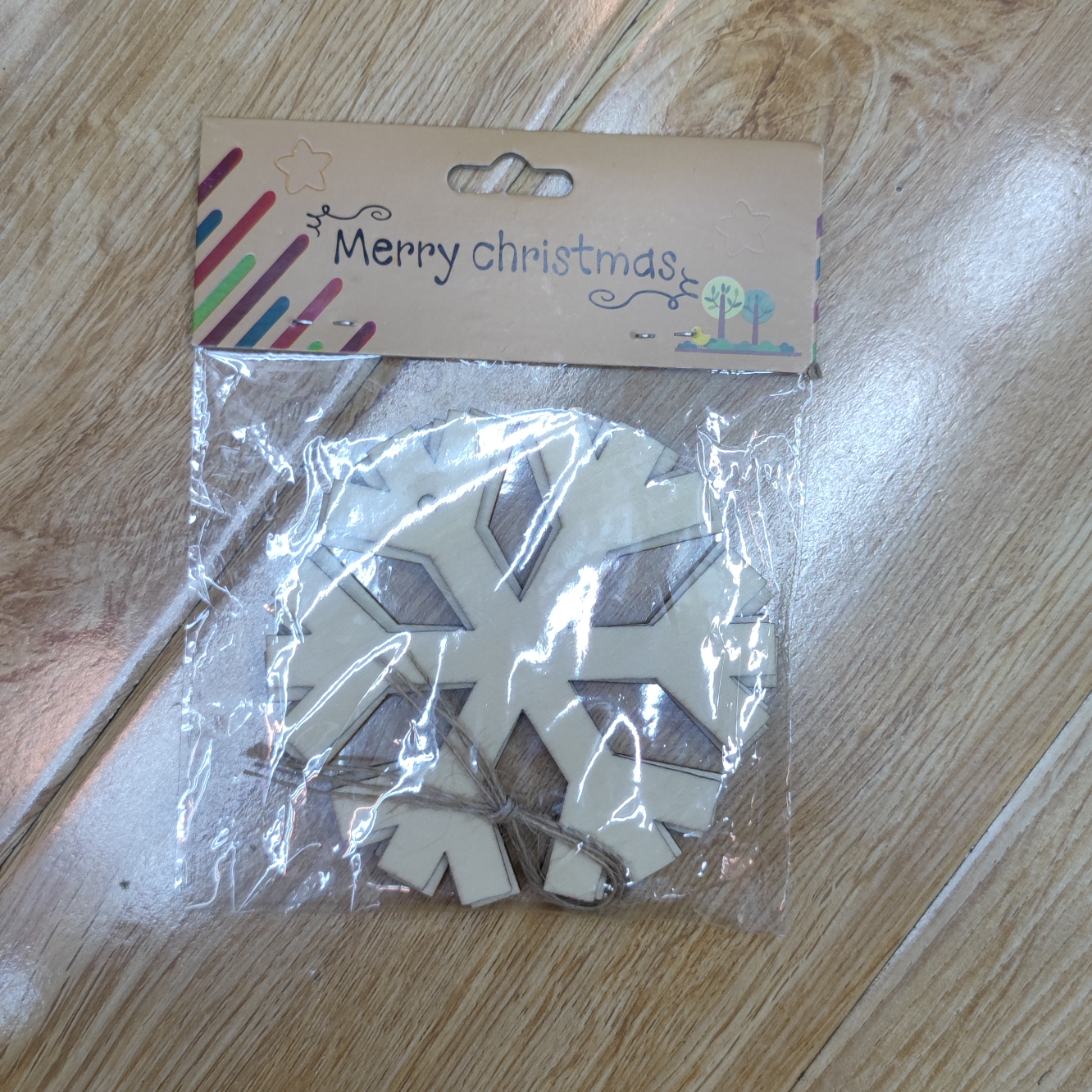 8105 木头片挂件 每包三片 欢迎询价