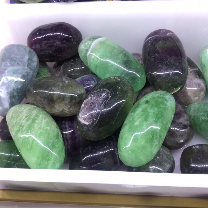 Fluorite polished stone