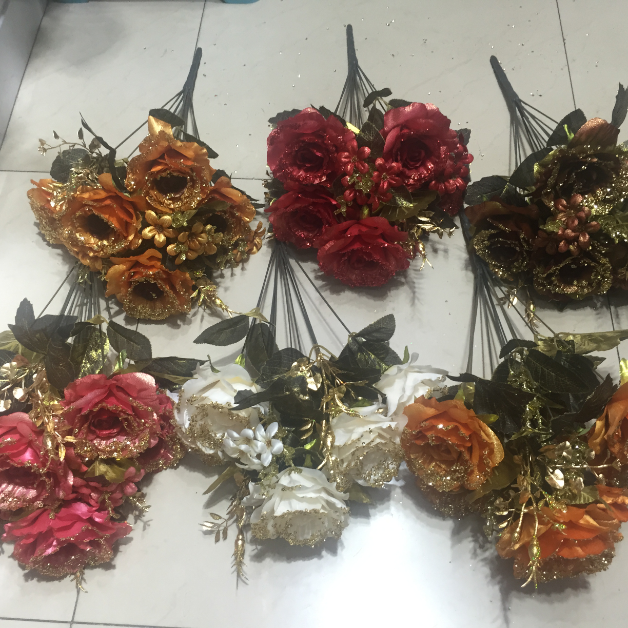 年宵花仿真花假花DIY材料包 永生花手工制作套装 室内装饰艺术品