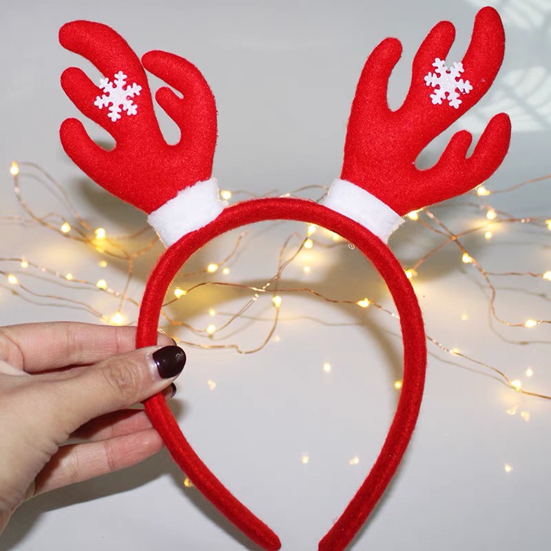 圣诞节头眼镜圣诞老人发箍头扣 货源热卖直销产品图