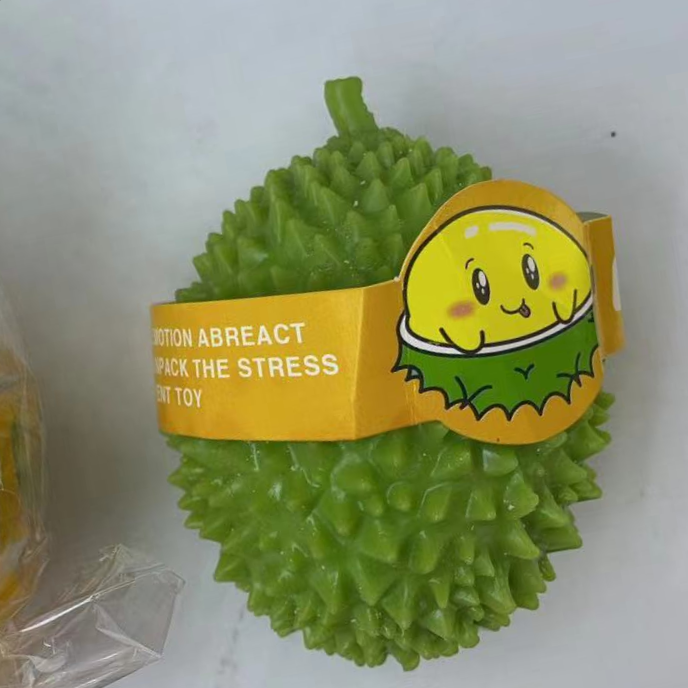 榴莲拉拉乐减压玩具爆眼龙捏捏乐可爱创意解压神器手工DIY软胶捏捏球