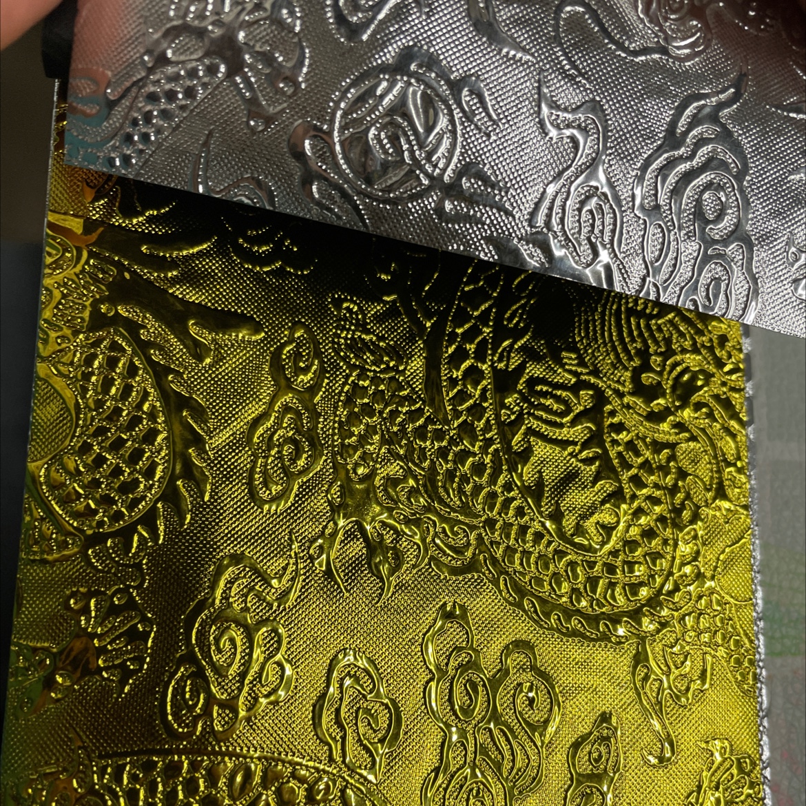 铝膜压花