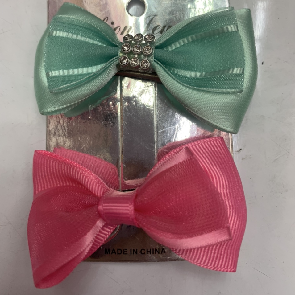 New Korean fashion bow mix mixed color hair clip 44