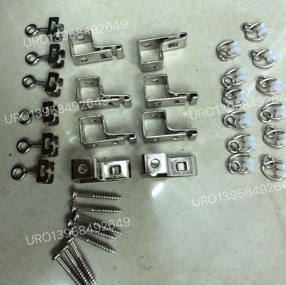 curtain a with runners brackets with screws end st