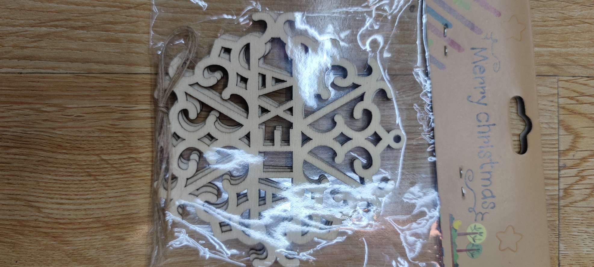 8158 木头片挂件 每包三片 欢迎询价细节图