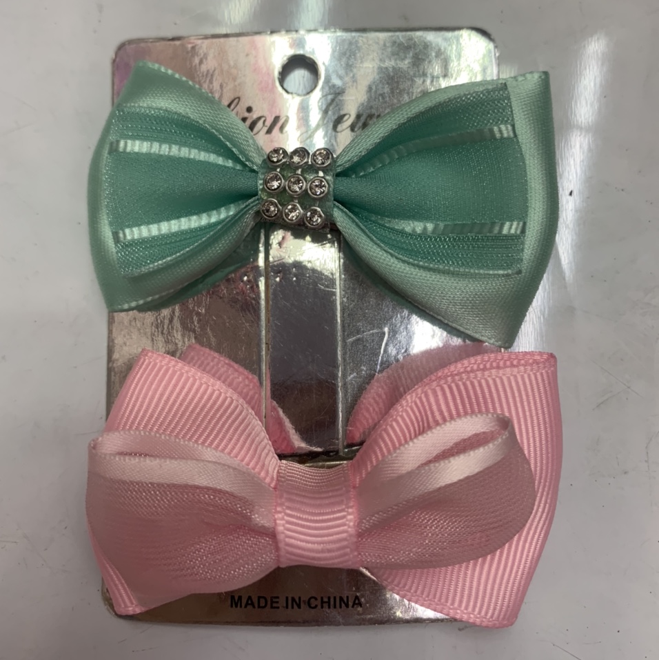 New Korean fashion bow mix mixed color hairpin 42