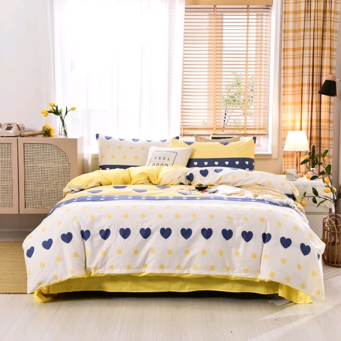 Four sets autumn and winter new cotton printing four sets 21