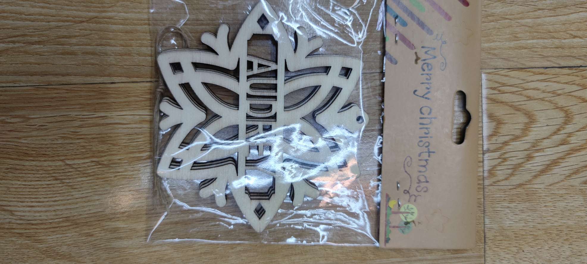 8156 木头片挂件 每包三片 欢迎询价细节图