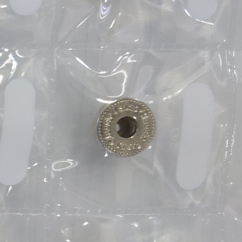 合金工字扣铁工字扣01金属四合扣现货光面合金纽扣批发常规款鞋帽服装辅料图