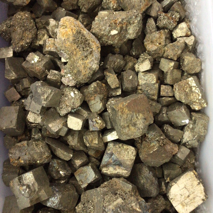Pyrite particles
