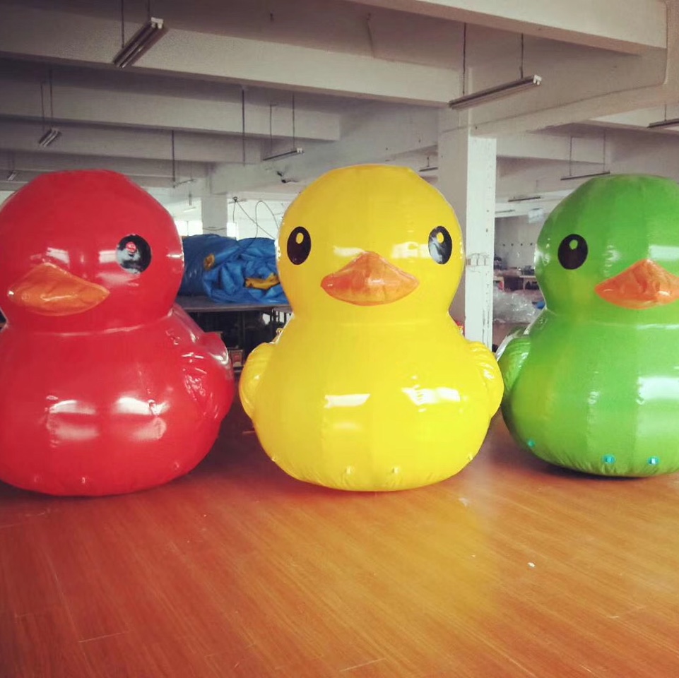 福斯特气模厂家直销充气玩具充气拱门广告气模跳舞人舞星卡通招手人节日卡通大黄鸭