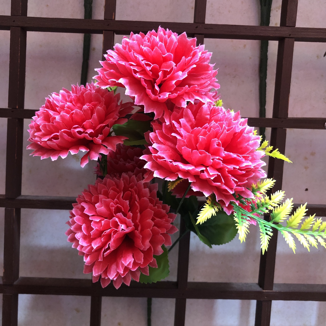 康乃馨-3仿真玫瑰花餐桌花假花绢花干花花束摆设客厅室内插花装饰花艺摆件