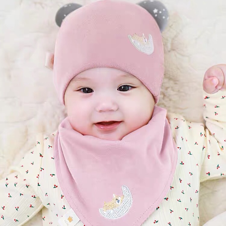 2021婴儿帽子春秋薄款初生婴幼儿纯棉胎帽新生儿男宝宝女