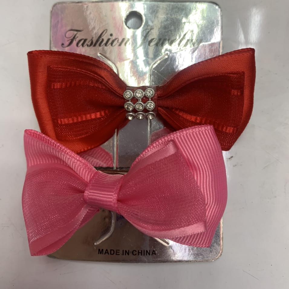 New Korean fashion bow mix mixed color hair clip 47