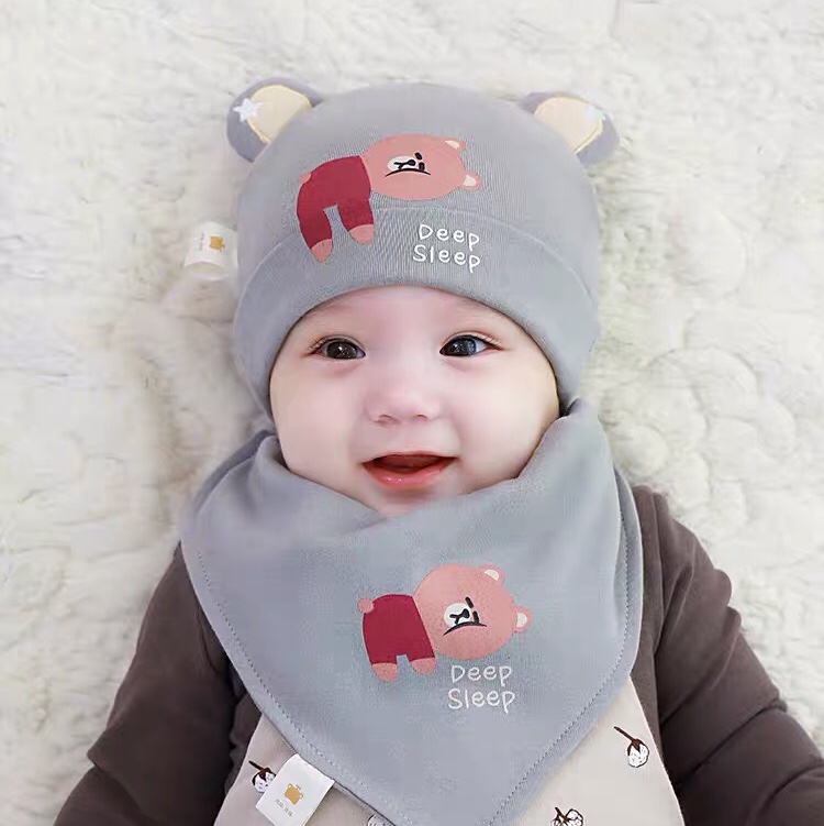 婴儿帽子春秋薄款初生婴幼儿纯棉胎帽新生儿男宝宝女