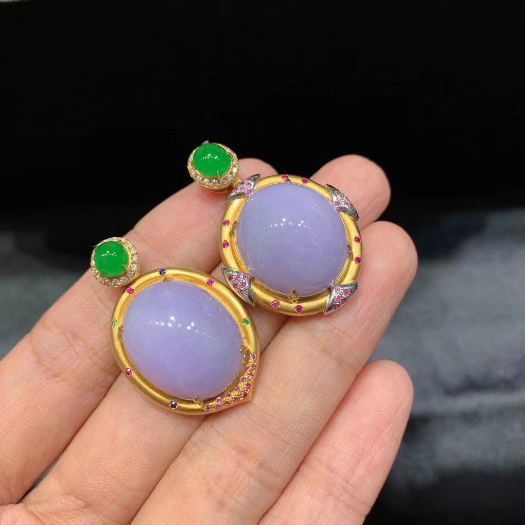 Violet jade pendant Specification image