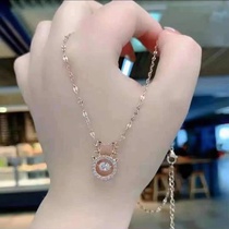 Zircon necklace with beautiful source manufacturers direct sales batch trembling sound preferred