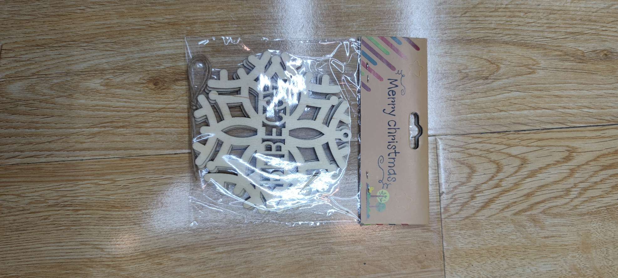 8159 木头片挂件 每包三片 欢迎询价产品图