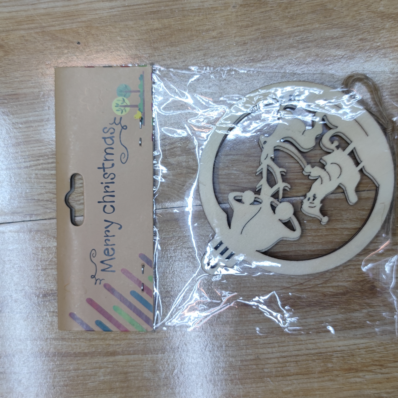 8171 木头片挂件 每包三片 欢迎询价