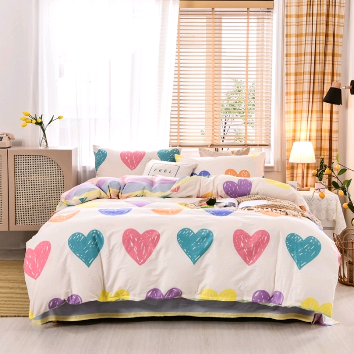 Four sets autumn and winter new cotton printing four sets 18