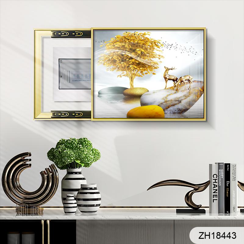 Electric meter box decorative painting