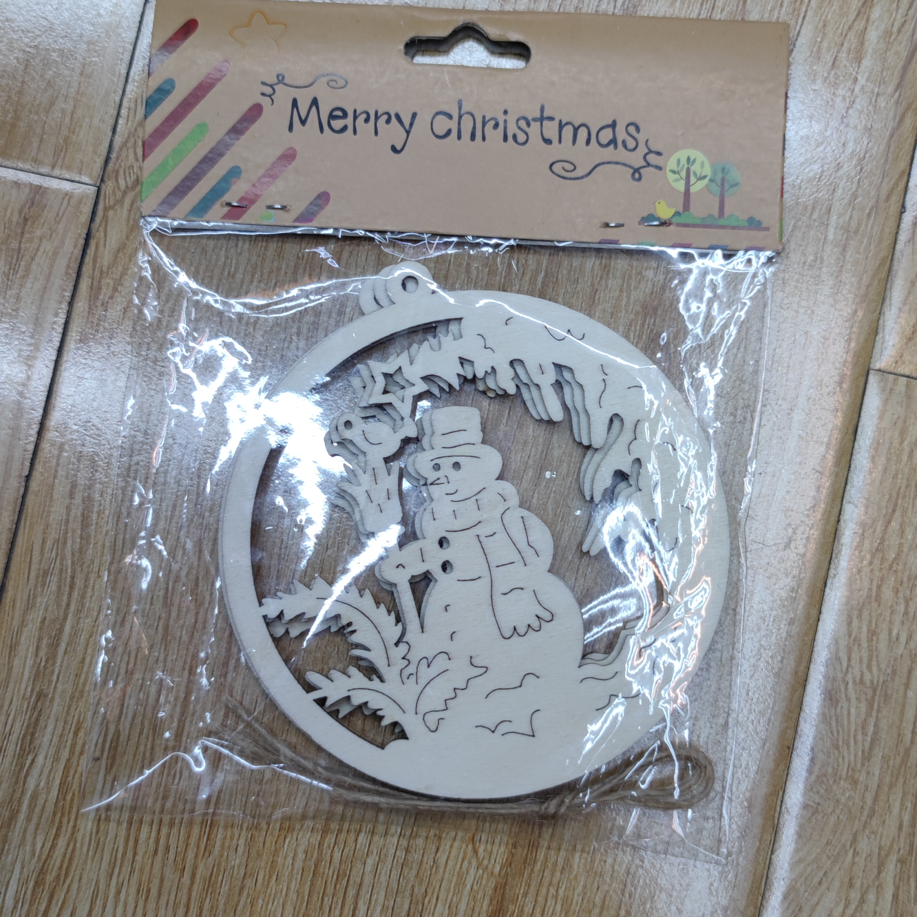 8145 木头片挂件 每包三片 欢迎询价