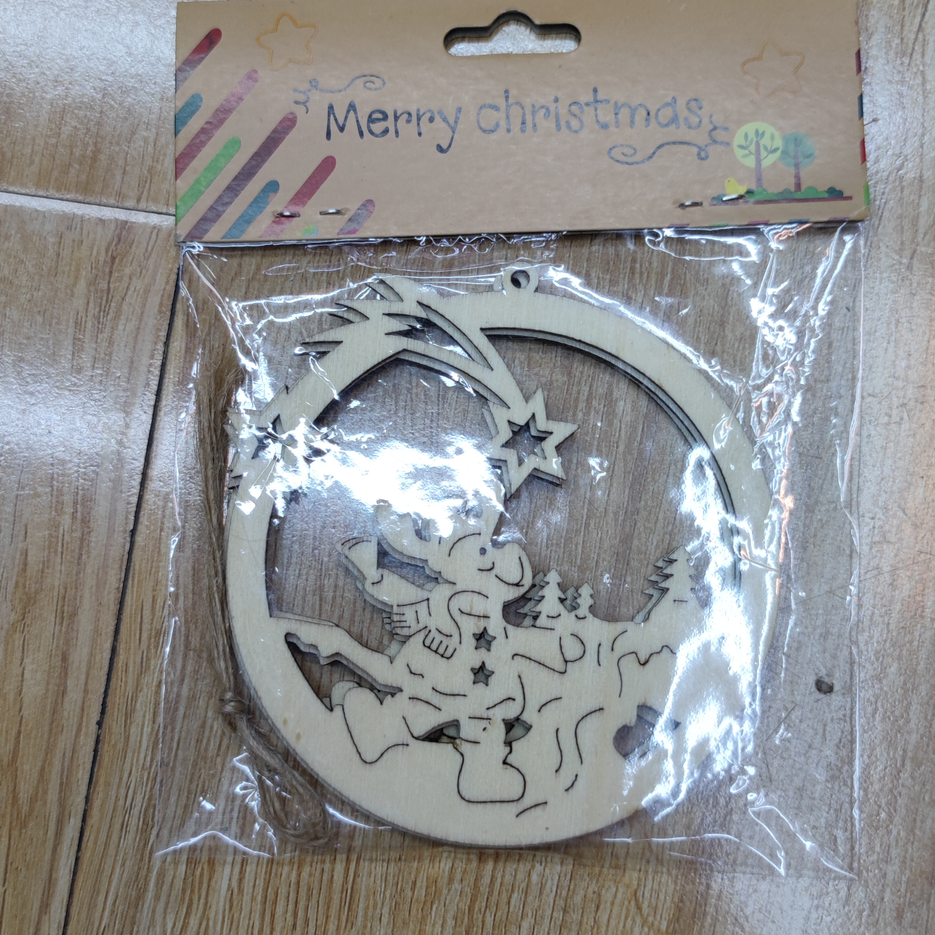 8143 木头片挂件 每包三片 欢迎询价