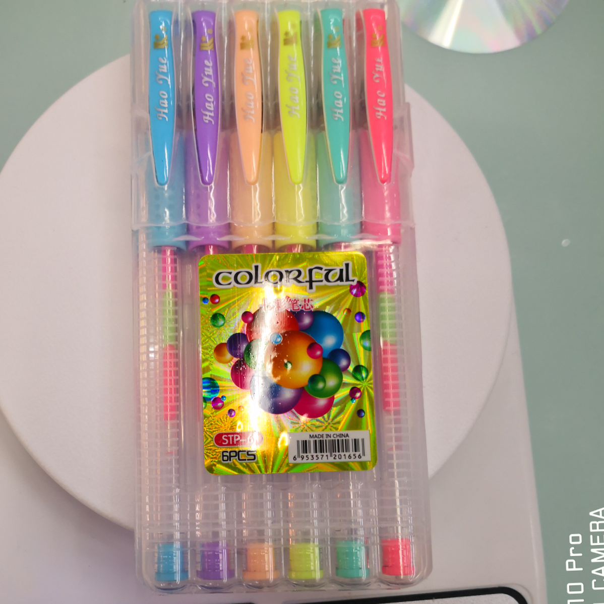 Yiwu Boyang Pen and Ink Supplies Store, 009STP - 6 colors, flip-top box packaging, seven-color highlighters.