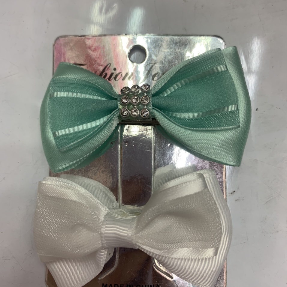 New Korean fashion bow mix mixed color hair clip 45