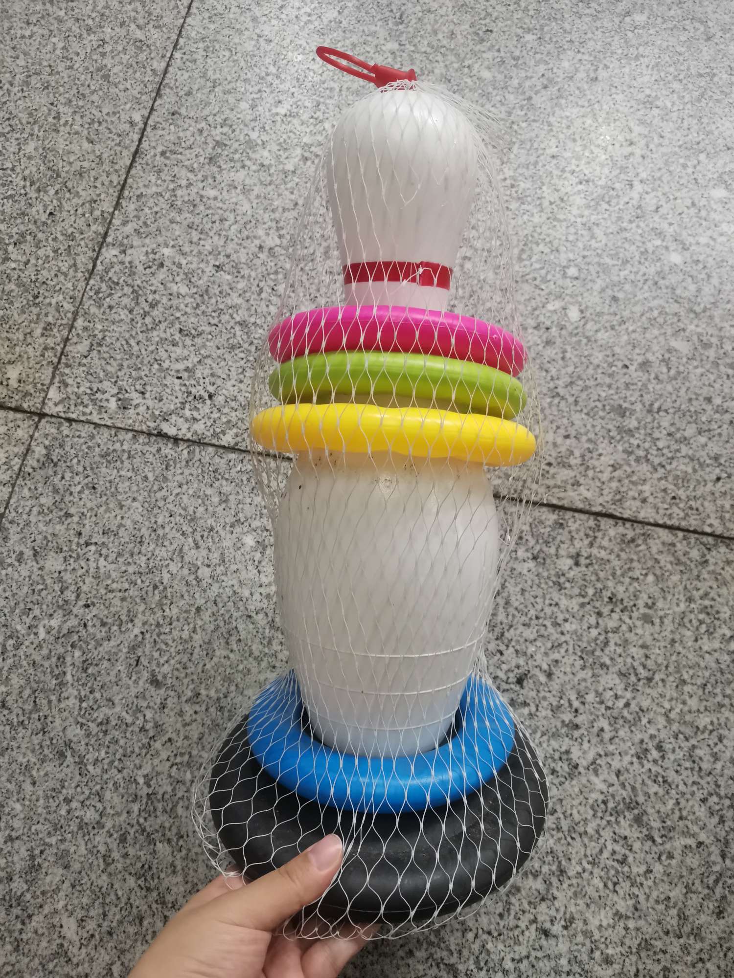 塑料玩具保龄球套圈吹塑玩具产品图