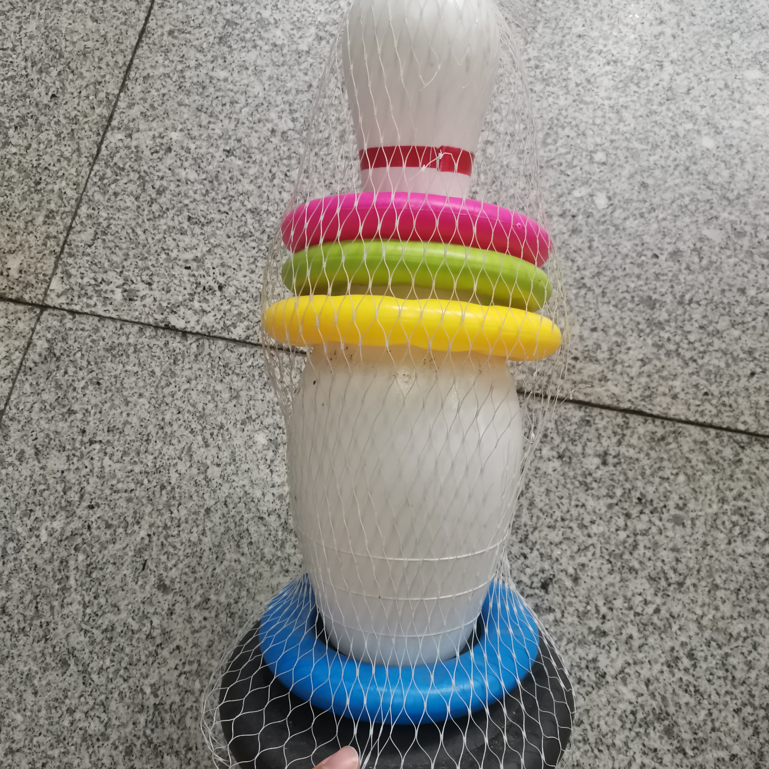 塑料玩具保龄球套圈吹塑玩具图