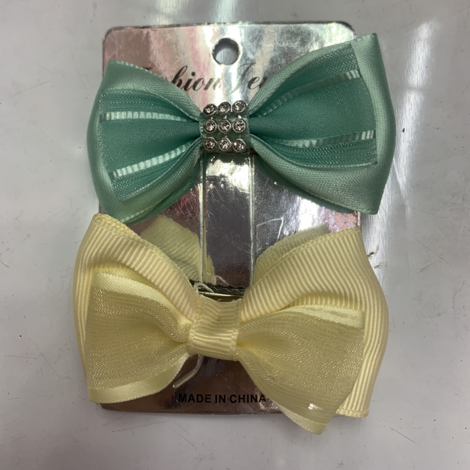 New Korean fashion bow mix mixed color hair clip 41