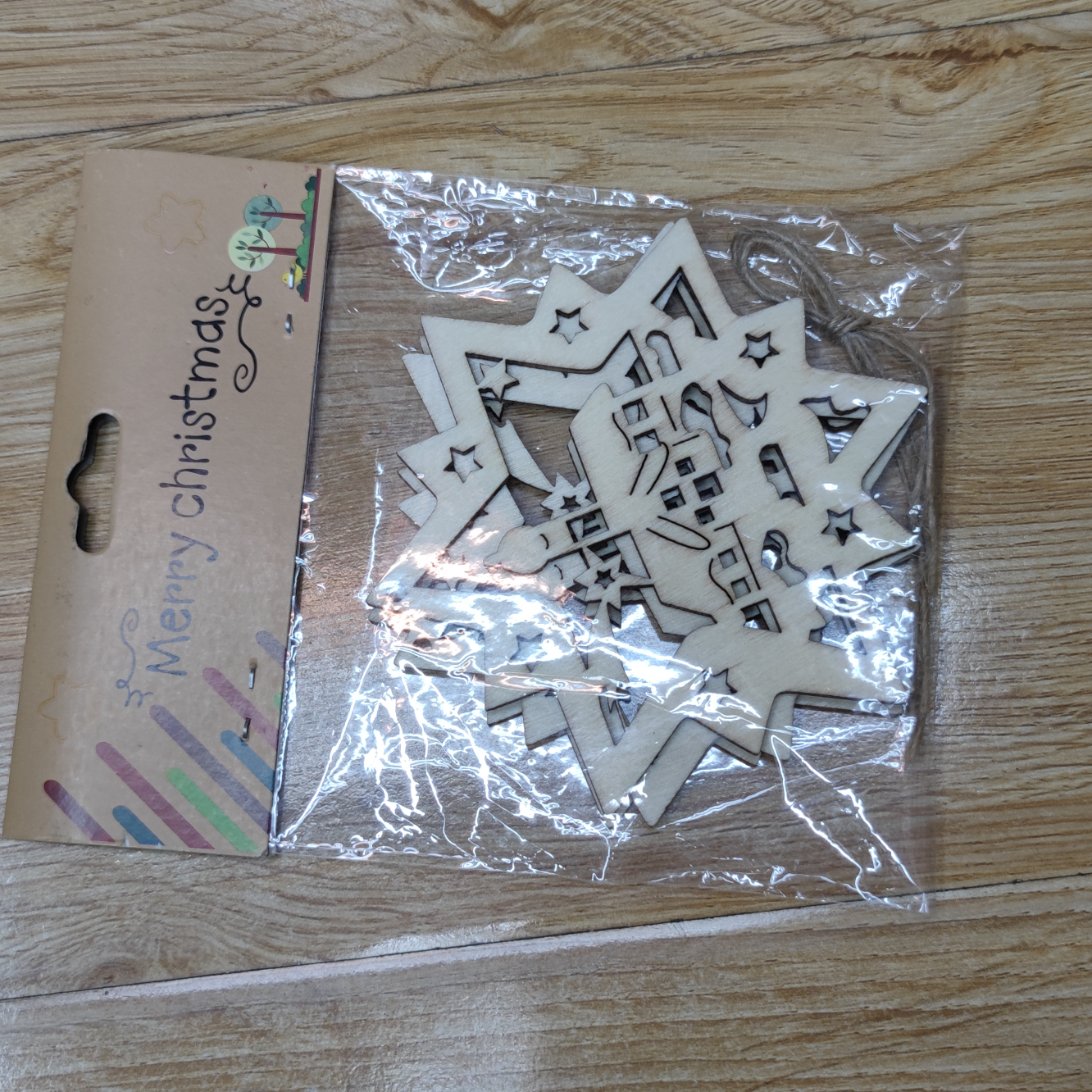 8153 木头片挂件 每包三片 欢迎询价