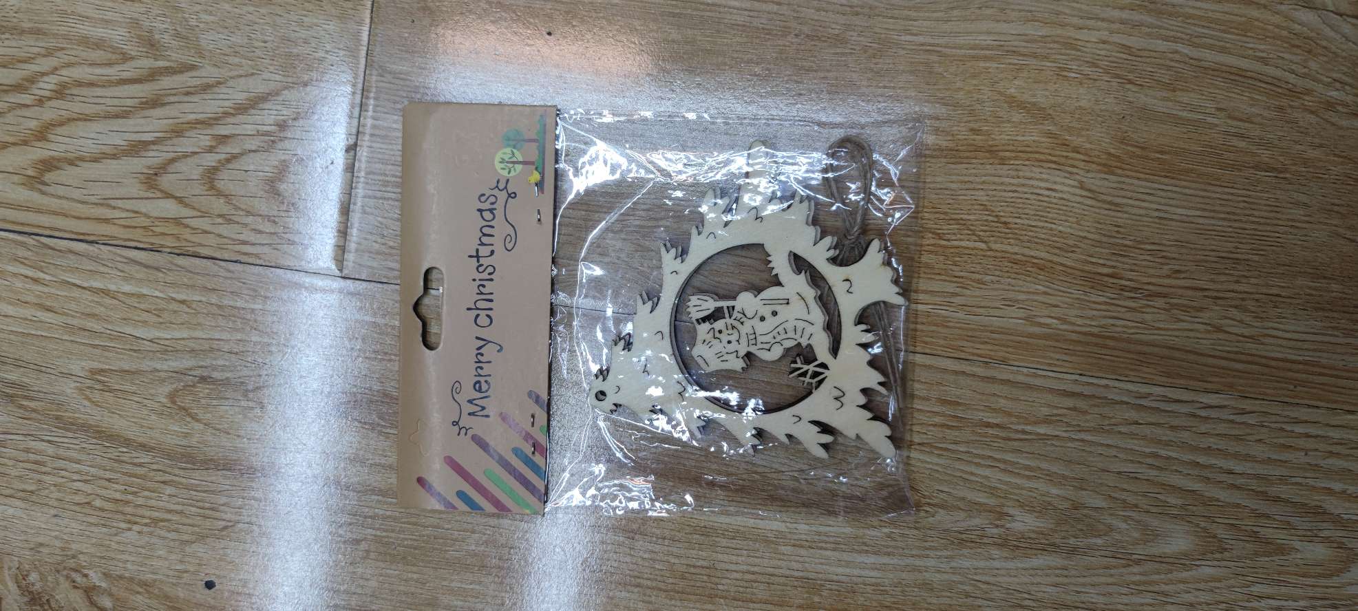 8150 木头片挂件 每包三片 欢迎询价产品图