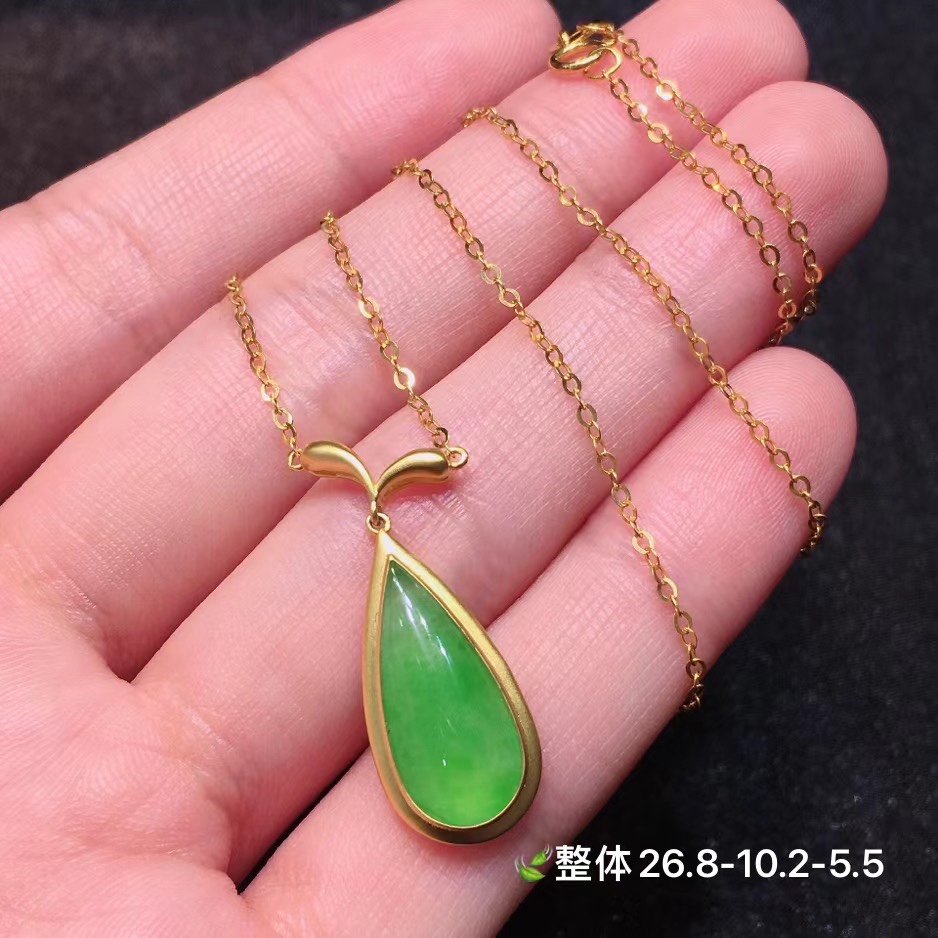 Jade water drop