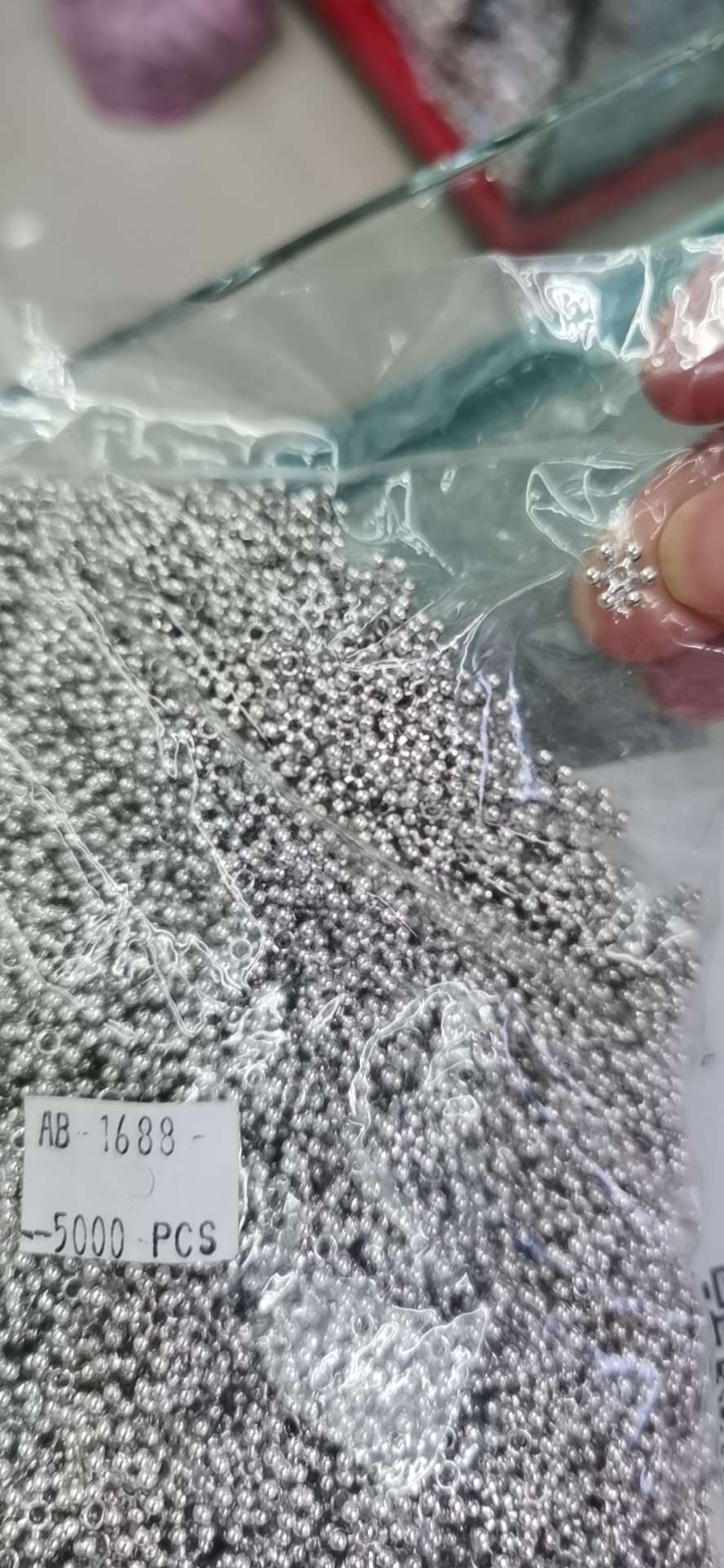 8mm snowflake flakes details Picture