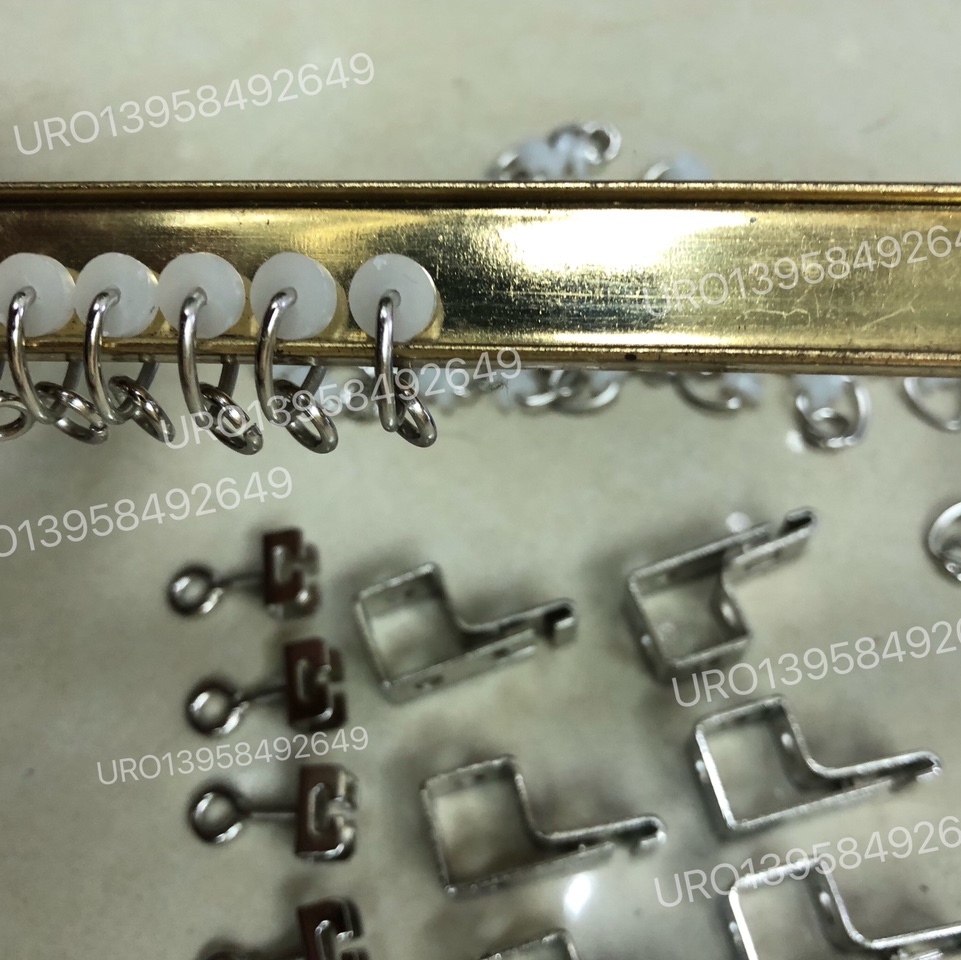 curtain accesso with runners brackets with screws end st
