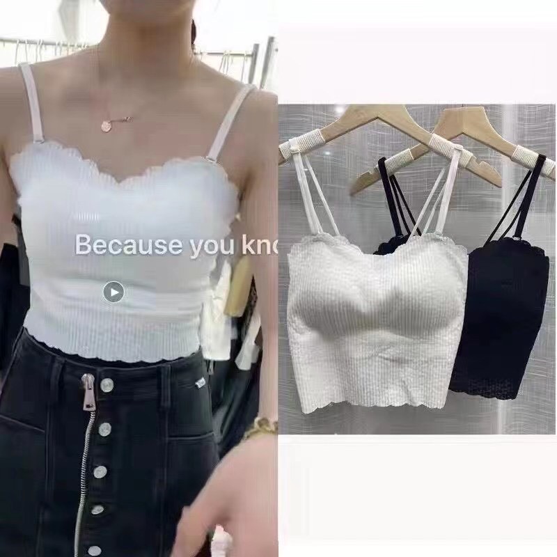 新款点胶蕾丝美背8884
