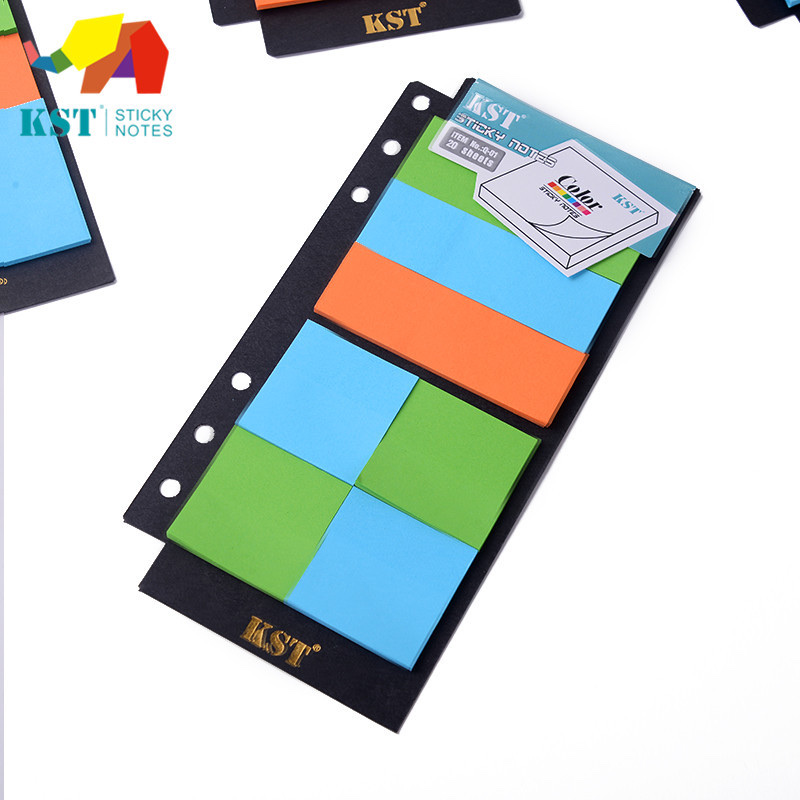 厂家直销便利贴纸 荧光色记事贴 留言贴 便利贴组合办公文具定制  logo产品图