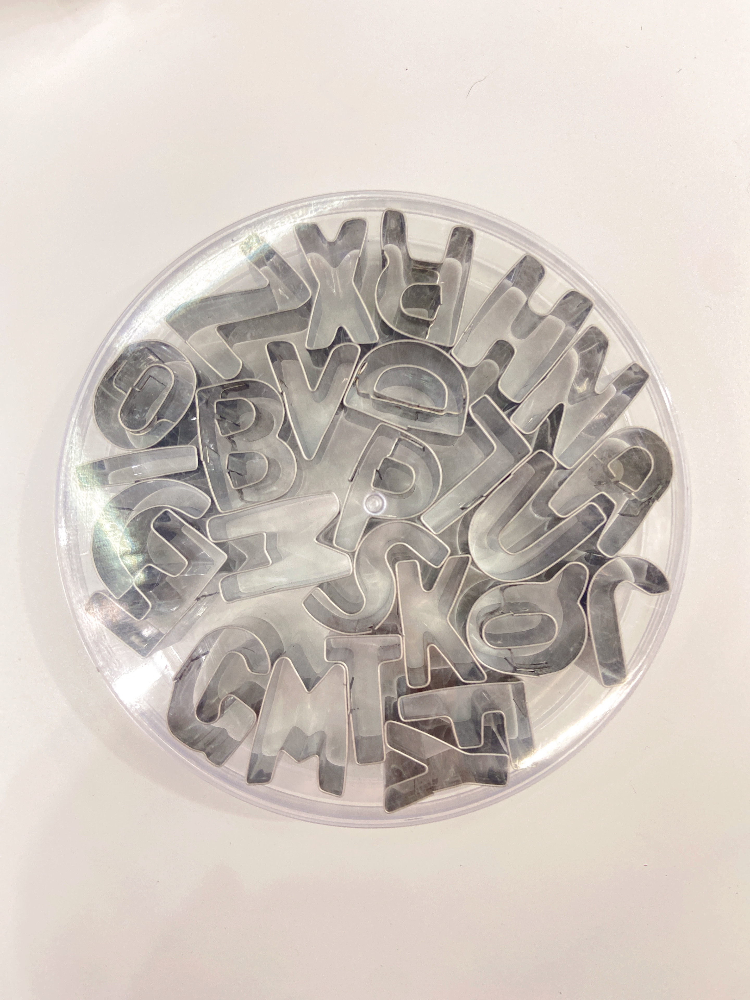 26-letter baking tools, cookie molds, DIY cookie molds, PVC boxes detail image 2