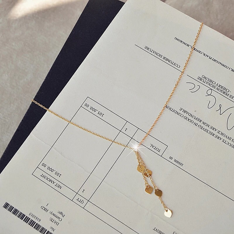 简约项链轻奢小众设计感锁骨链冷淡风新款潮