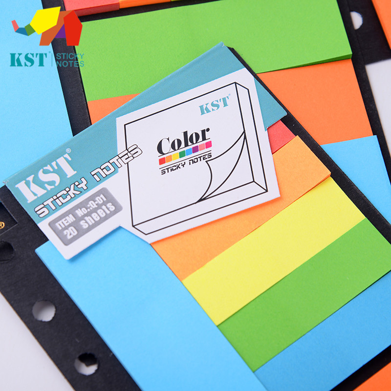 厂家直销便利贴纸 荧光色记事贴 留言贴 便利贴组合办公文具定制  logo详情图6