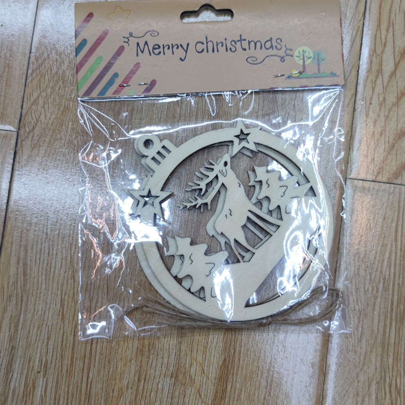 8142 木头片挂件 每包三片 欢迎询价