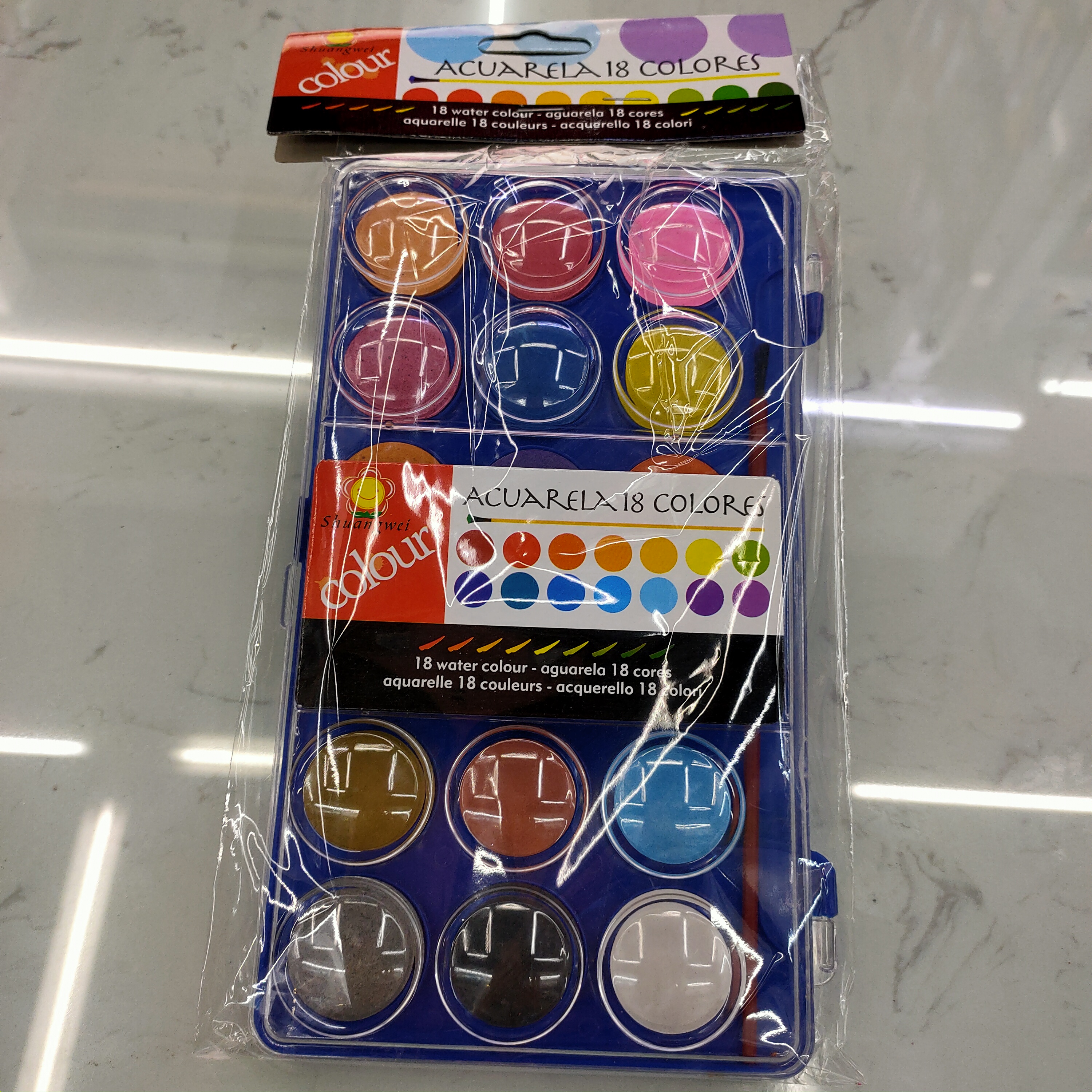 18色颜颜料