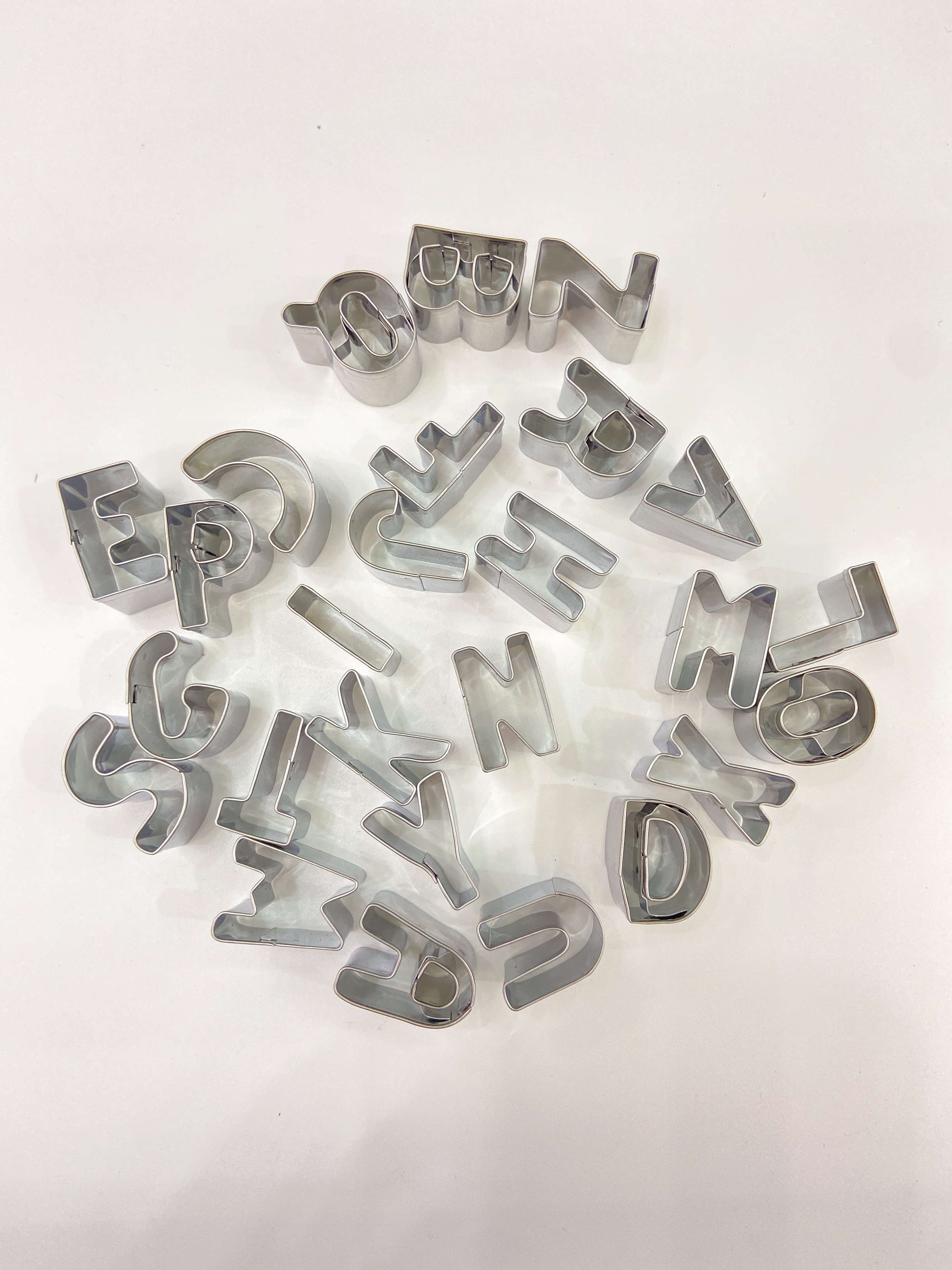 26-letter baking tools, cookie molds, DIY cookie molds, PVC boxes detail image 1
